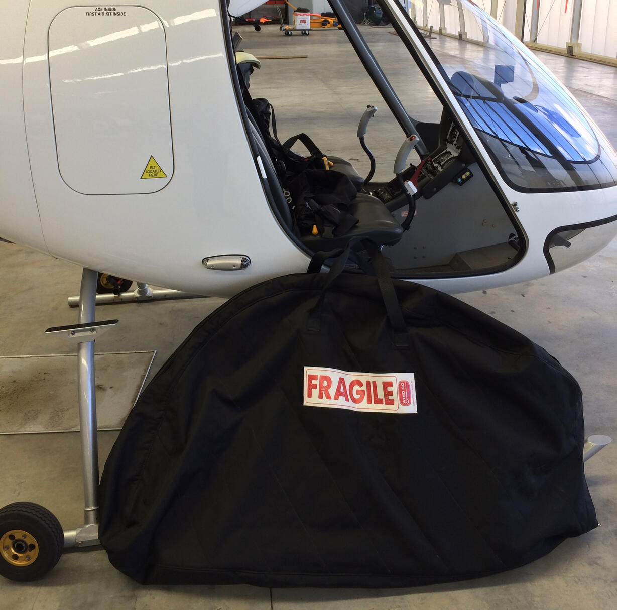 Custom Bag for removable Helicopter door